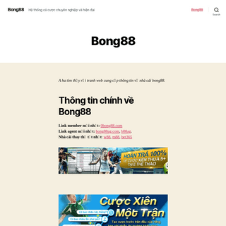 A complete backup of bong88agent.com