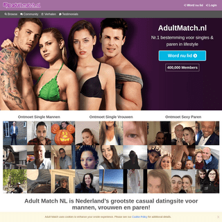 AdultMatch.nl Online Dating - Swinger Dating - Gay en Lesbische Dating