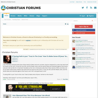 A complete backup of christianforums.com