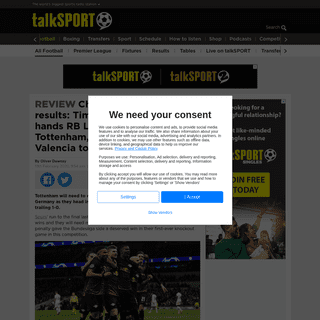 A complete backup of talksport.com/football/671700/champions-league-results-timo-werners-rb-leipzig-tottenham-atalanta-valencia/