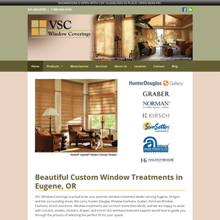 Custom Blinds and Shades- VSC Window Coverings - Eugene, OR