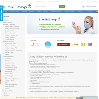 A complete backup of klinikshop.cz