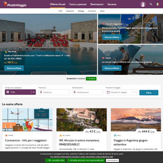 Piratinviaggio - Voli, hotel, crociere, treni e vacanze low cost!