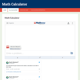 A complete backup of mathcalculator.org