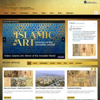 A complete backup of muslimheritage.com