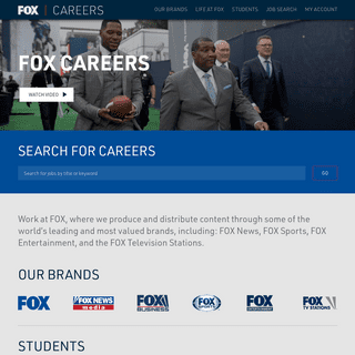 FOX Careers â€“ Jobs in Sports, News, Entertainment and More