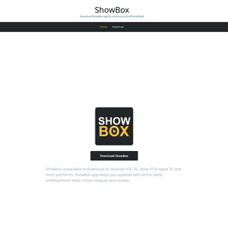 ShowBox â€“ Download ShowBox App for Android & iOS (iPhone-iPad)