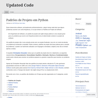 A complete backup of updatedcode.wordpress.com