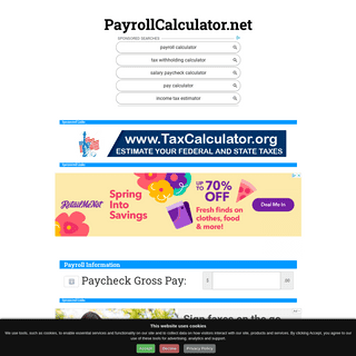 A complete backup of payrollcalculator.net
