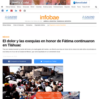 A complete backup of www.infobae.com/america/mexico/2020/02/18/el-dolor-y-las-exequias-en-honor-de-fatima-continuaron-en-tlahuac