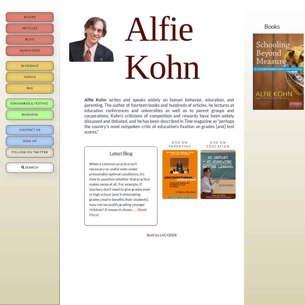 A complete backup of alfiekohn.org