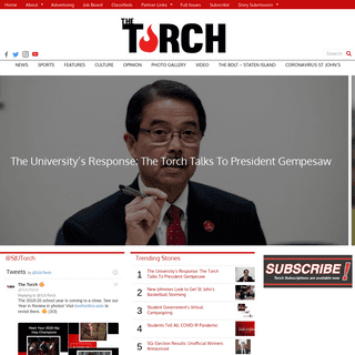 The Torch â€“ The Independent Student Newspaper of St. John's University