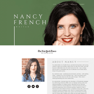 A complete backup of nancyfrench.com