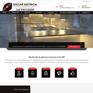 A complete backup of sinclair-electrical.com