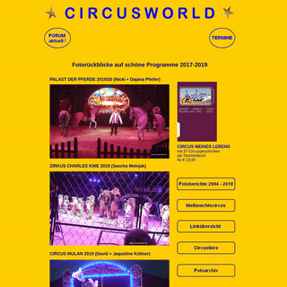 A complete backup of circusworld.de