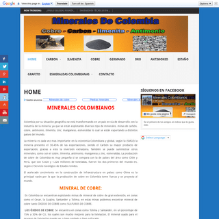 A complete backup of mineralescolombianos.com