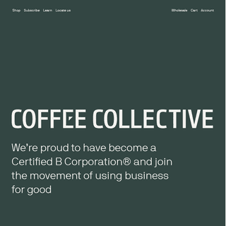 A complete backup of coffeecollective.dk