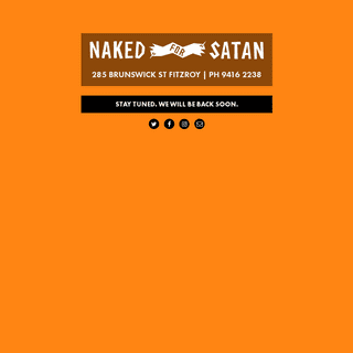 A complete backup of nakedforsatan.com.au