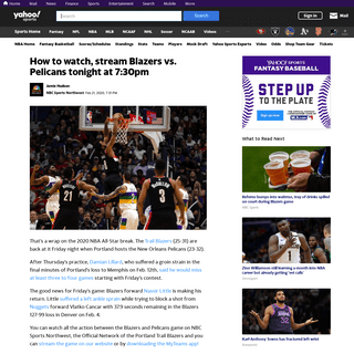 A complete backup of sports.yahoo.com/watch-stream-blazers-vs-pelicans-193124632.html
