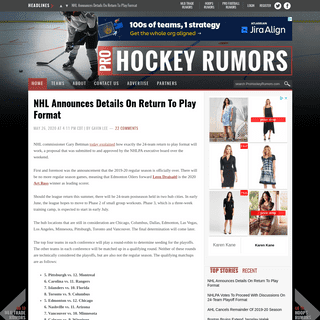 NHL Rumors - ProHockeyRumors.com