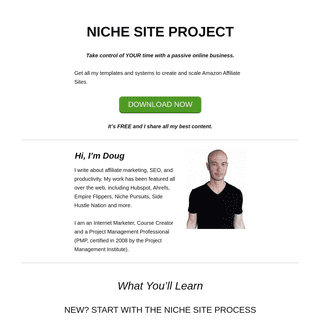 Niche Site Project â€” Applying Project Management Best Practices to Niche Websites