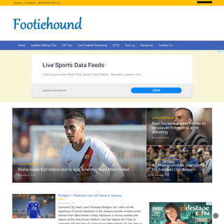A complete backup of footiehound.com