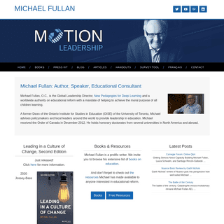A complete backup of michaelfullan.ca