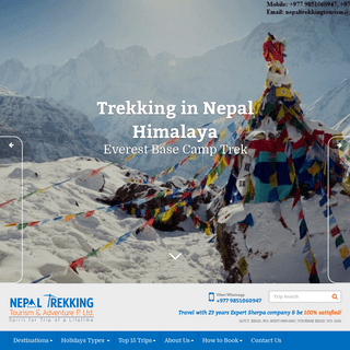 A complete backup of nepaltrekkingtourism.com