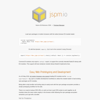 A complete backup of jspm.io