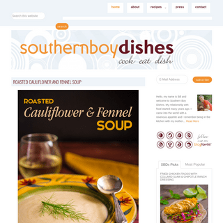 A complete backup of southernboydishes.com