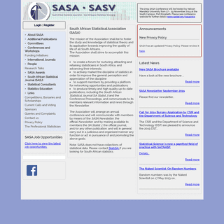 A complete backup of sastat.org.za