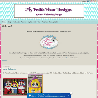 A complete backup of mypetitefleurdesigns.com