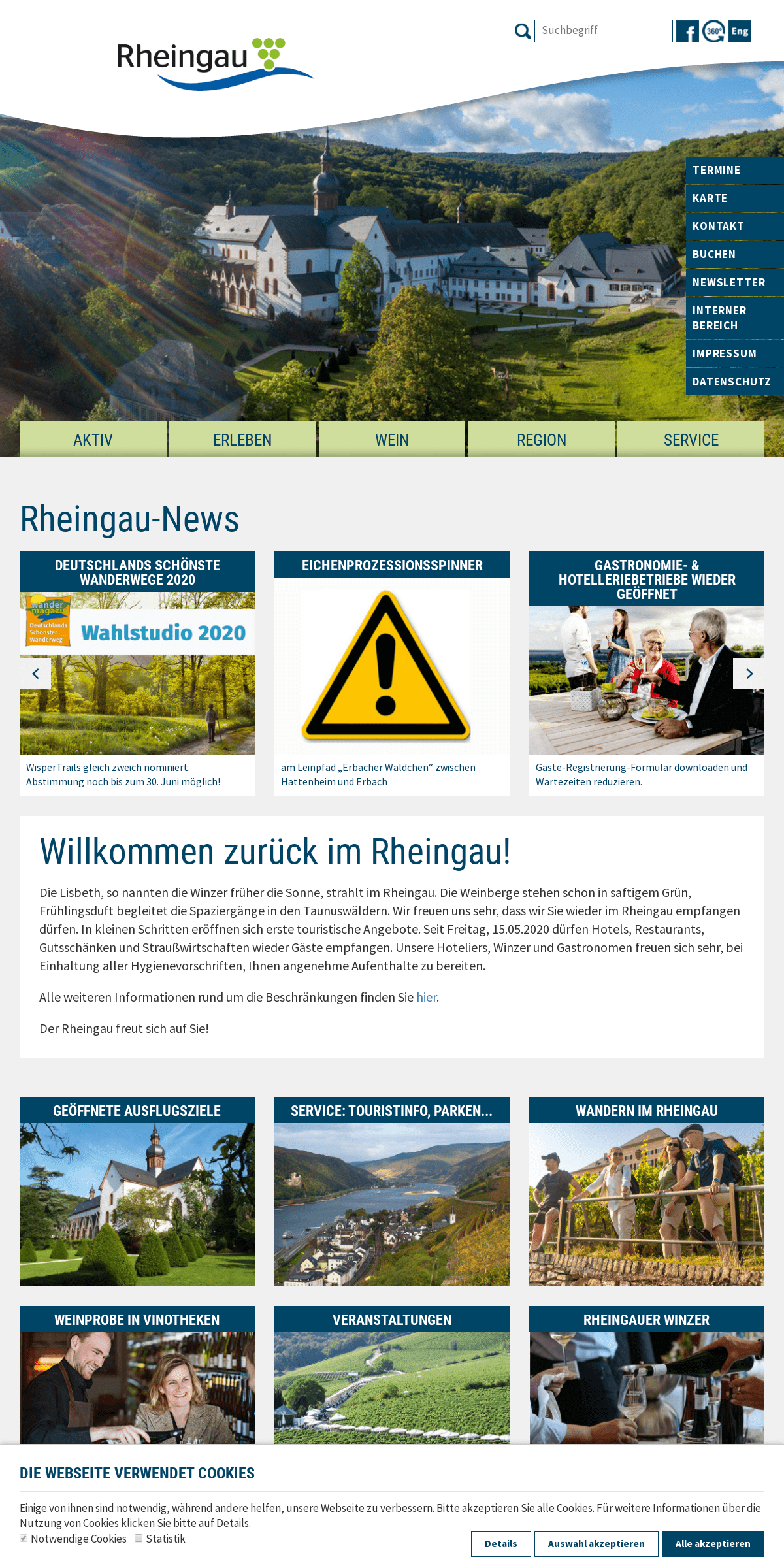 A complete backup of rheingau.com