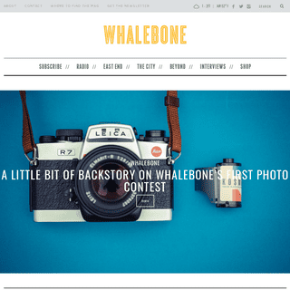 A complete backup of whalebonemag.com