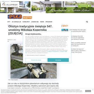A complete backup of www.eska.pl/olsztyn/olsztyn-tradycyjnie-swietuje-547-urodziny-mikolaja-kopernika-zdjecia-aa-q75x-1FG9-uX1h.