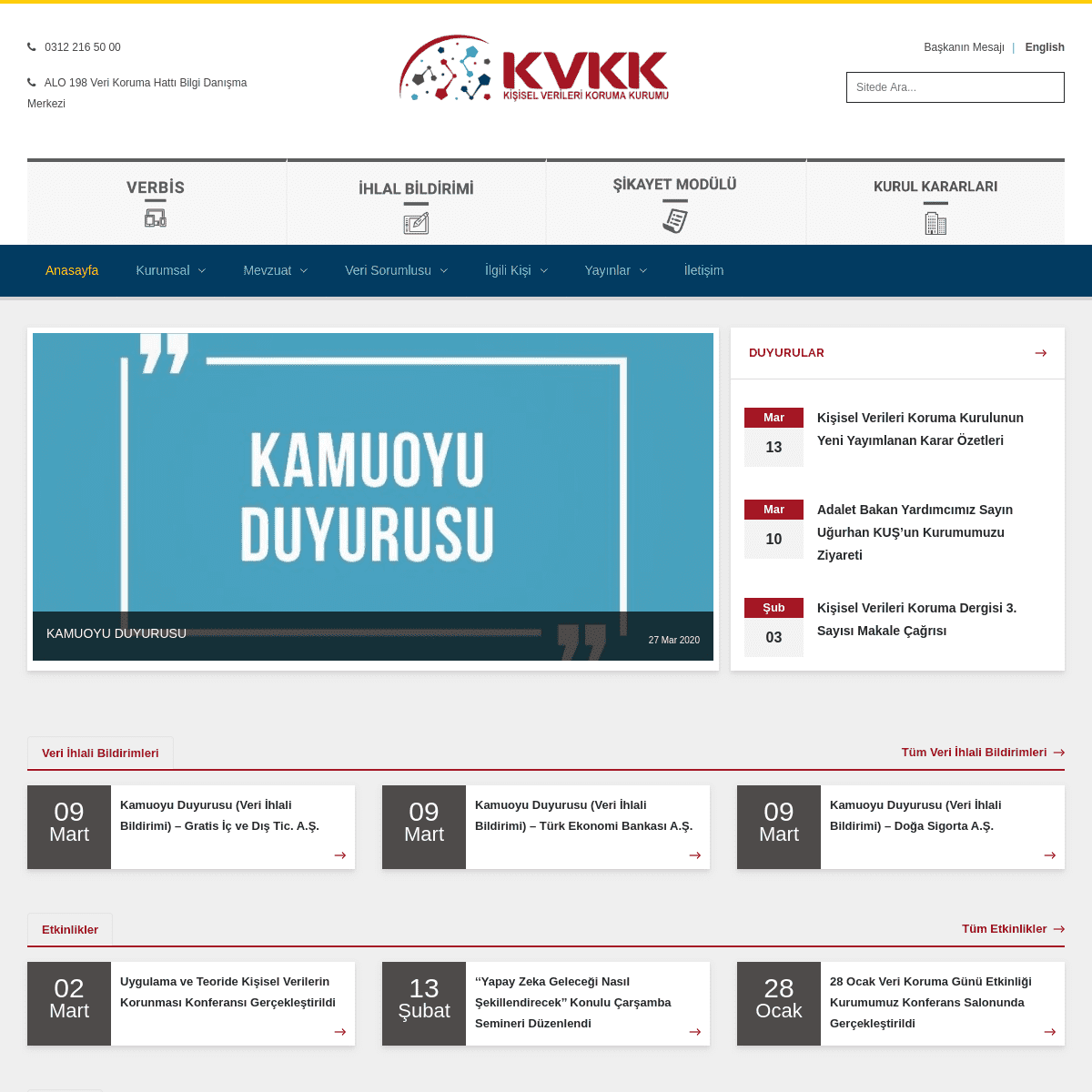 A complete backup of kvkk.gov.tr