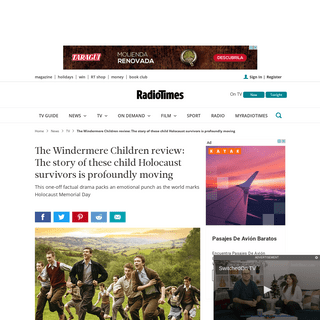 A complete backup of www.radiotimes.com/news/tv/2020-01-27/the-windermere-children-review/