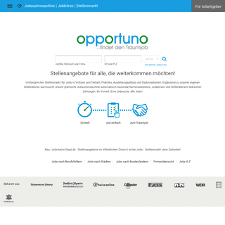 A complete backup of opportuno.de