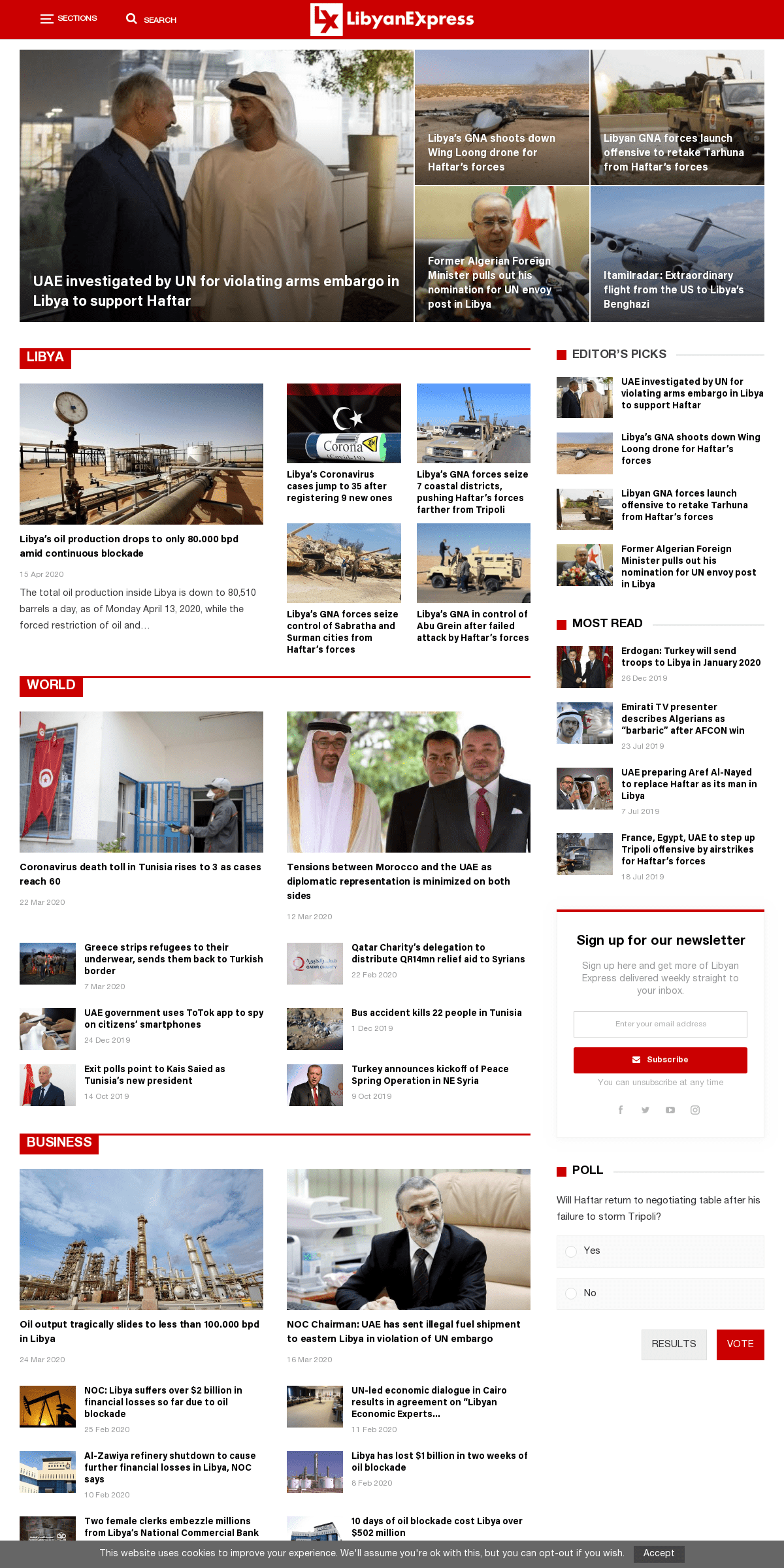 A complete backup of libyanexpress.com