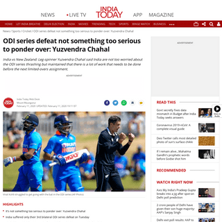 A complete backup of www.indiatoday.in/sports/cricket/story/india-vs-new-zealand-odi-series-3-0-defeat-not-serious-kl-rahul-shre