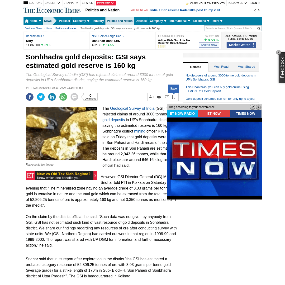 A complete backup of economictimes.indiatimes.com/news/politics-and-nation/gold-deposits-found-in-uttar-pradeshs-sonbhadra/artic