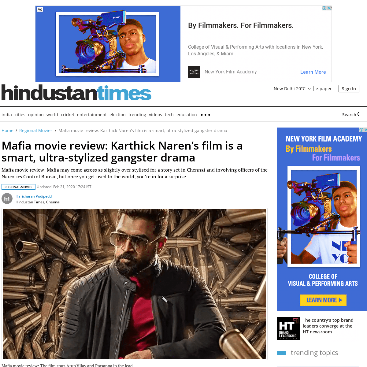 A complete backup of www.hindustantimes.com/regional-movies/mafia-movie-review-karthick-naren-s-film-is-a-smart-ultra-stylized-g