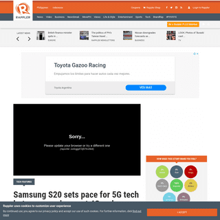 A complete backup of www.rappler.com/technology/features/251514-samsung-s20-5g-capabilities