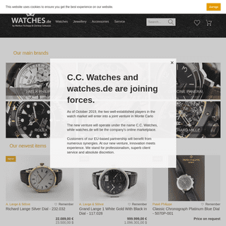 A complete backup of watches.de