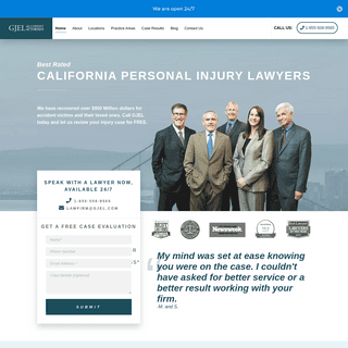 California Personal Injury Lawyers - GJEL Accident Attorneys Serving CA