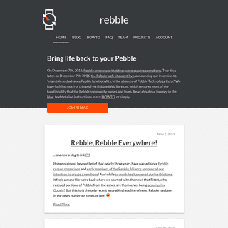 A complete backup of rebble.io