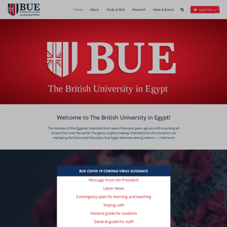 The British University in Egypt â€“ BUE
