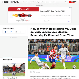 A complete backup of ftw.usatoday.com/2020/02/how-to-watch-real-madrid-vs-celta-de-vigo-la-liga-live-stream-schedule-tv-channel-