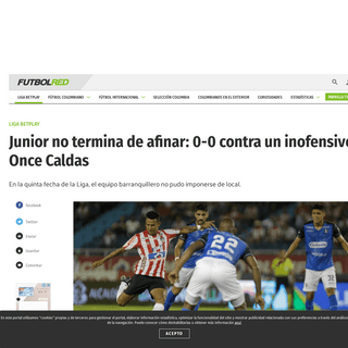 A complete backup of www.futbolred.com/futbol-colombiano/liga-aguila/junior-vs-once-caldas-mejores-momentos-del-partido-en-liga-