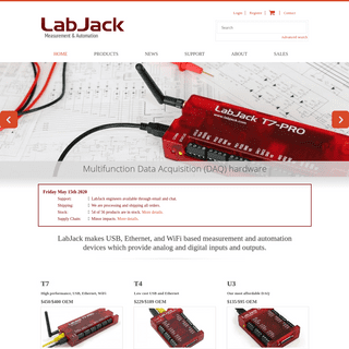 A complete backup of labjack.com
